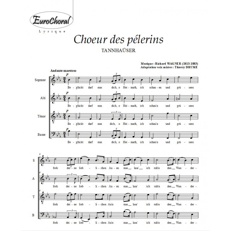 CHŒUR DES PÈLERINS (Wagner)