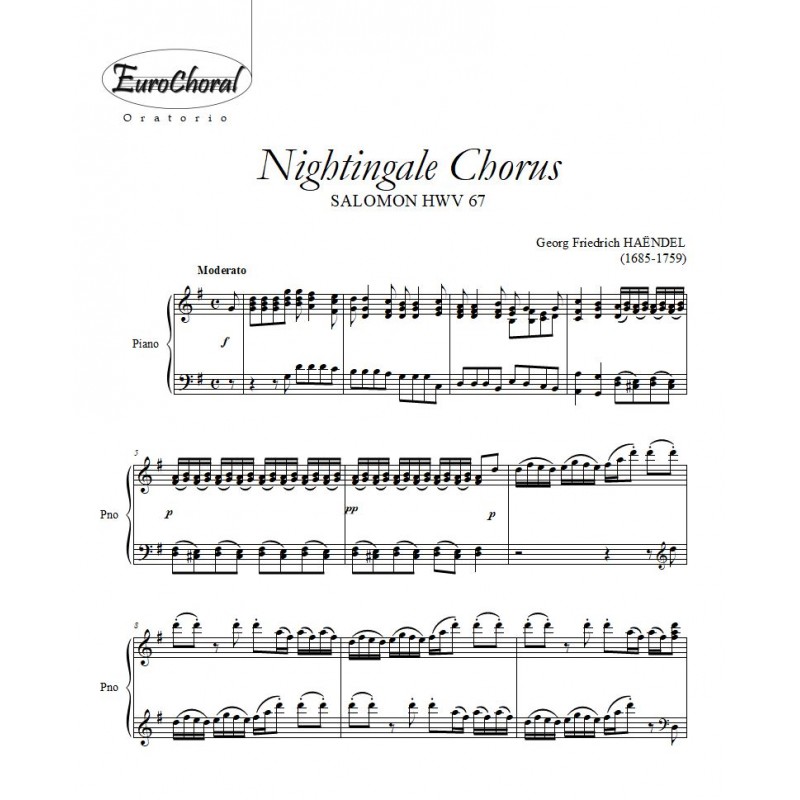 NIGHTINGALE CHORUS (Conducteur)