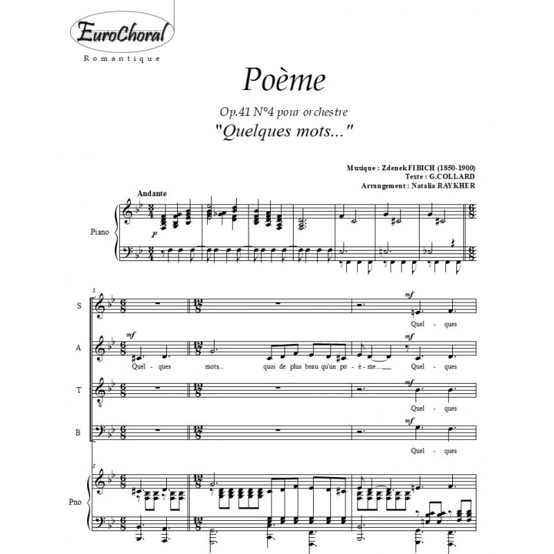 POEME Op.41 N°4