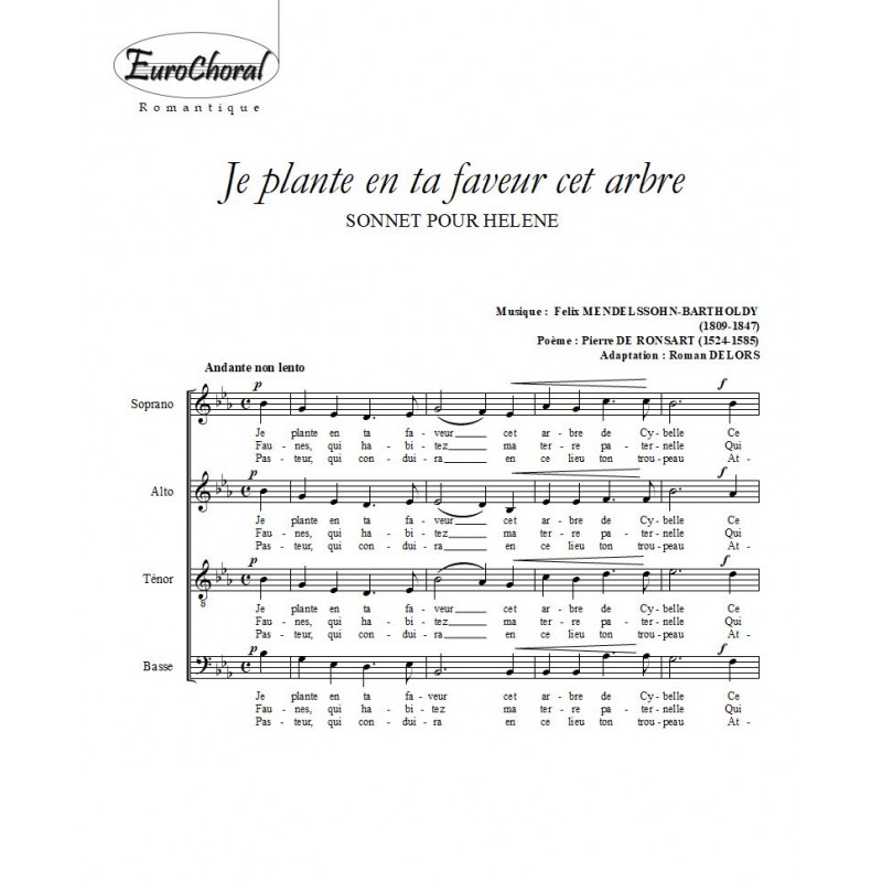 JE PLANTE EN TA FAVEUR CET ARBRE