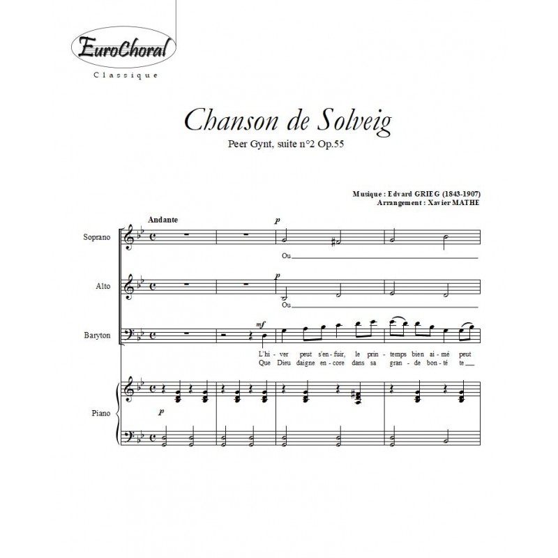 LA CHANSON DE SOLVEIG