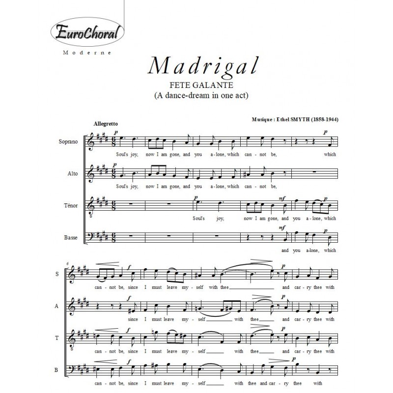 MADRIGAL (Fête galante)