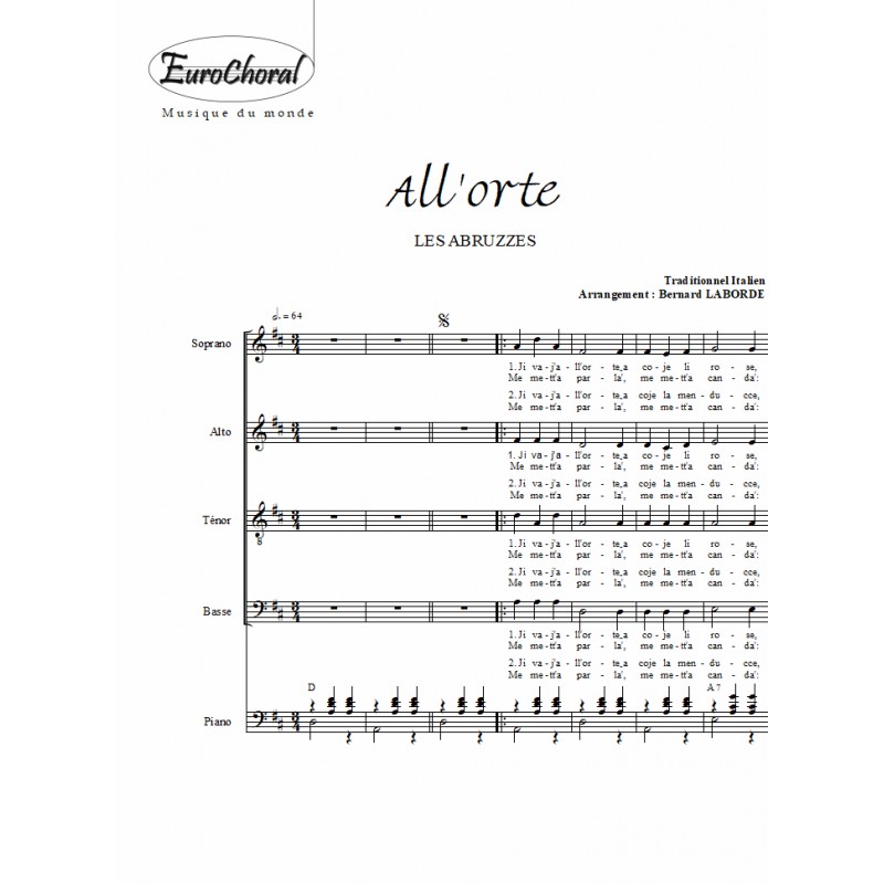ALL' ORTE