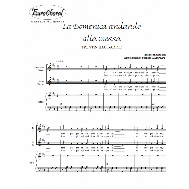 DOMENICA ANDANDO ALLA MESSA (LA)