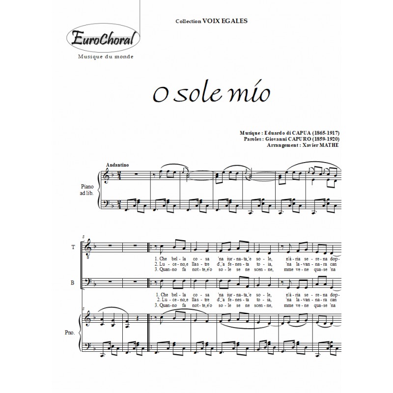 O SOLE MIO