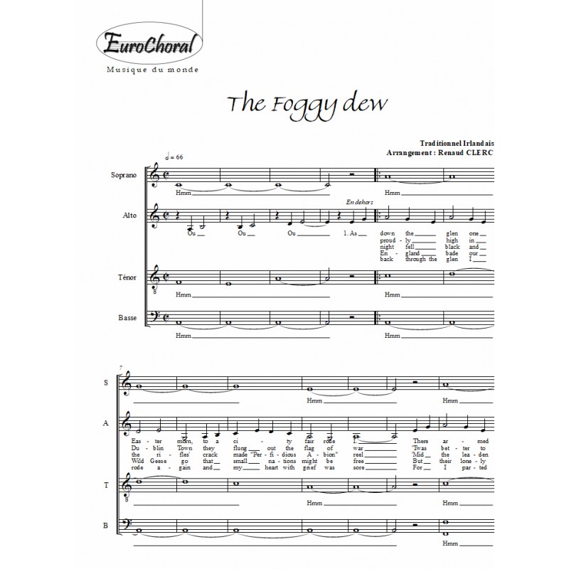 The foggy dew (traditionnel Irlandais)