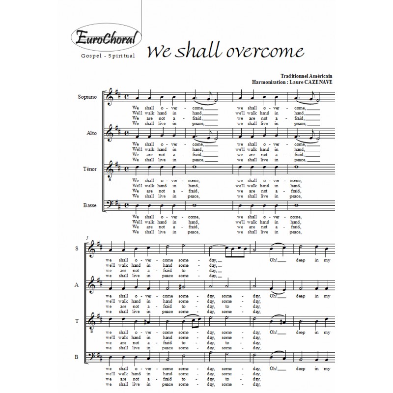 WE SHALL OVERCOME