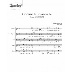 COMME LA TOURTERELLE (De Monte)