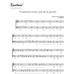 CONTENTEZ-VOUS, AMI DE LA PENSEE