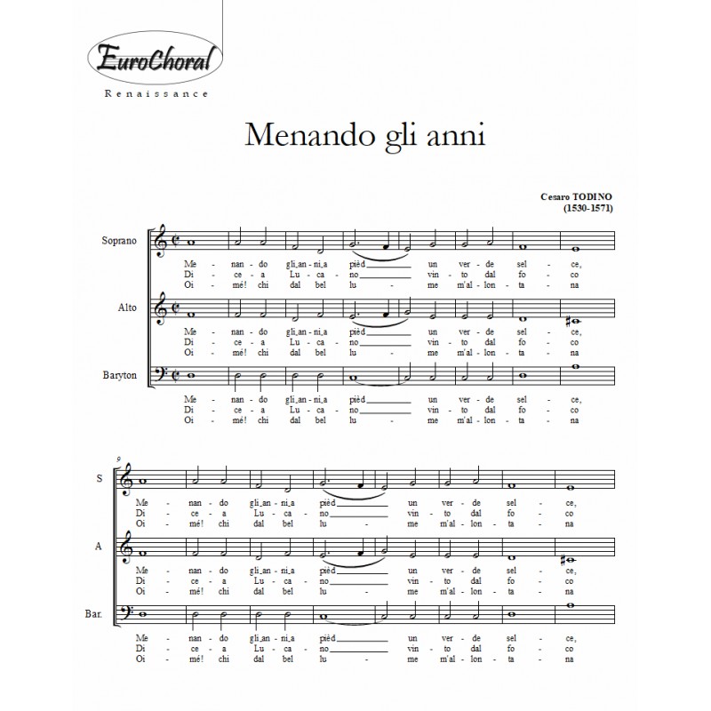 MENANDO GLI ANNI (Todino)