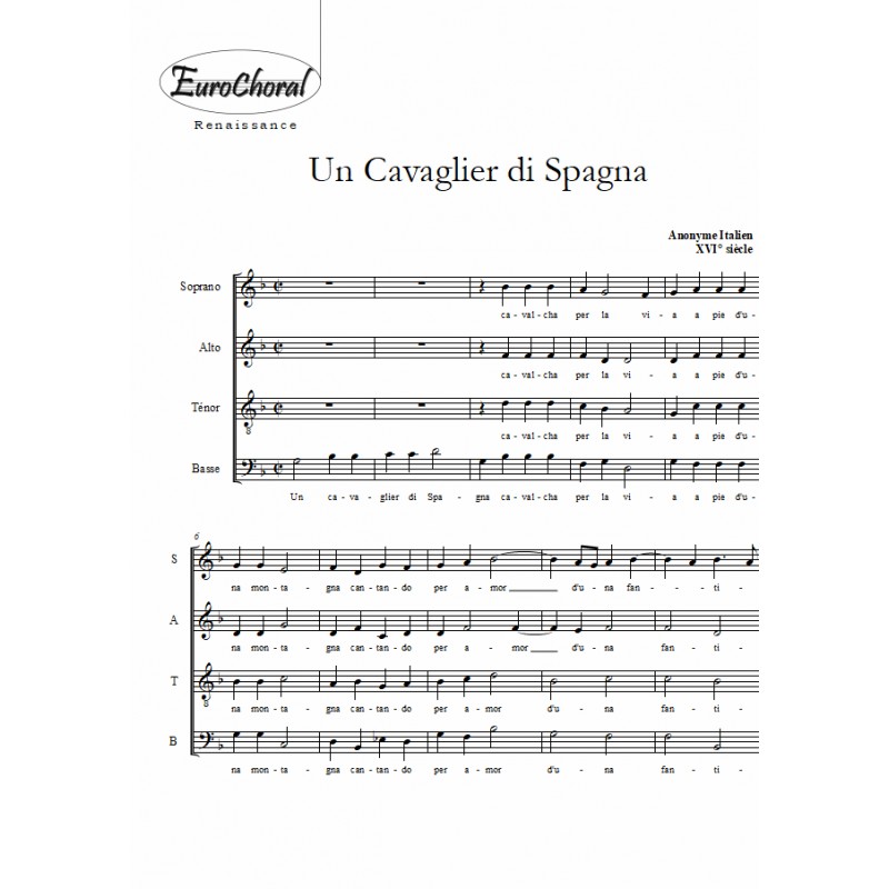 CAVAGLIER DI SPAGNA (UN)