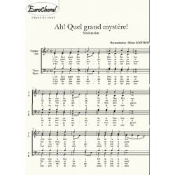 Ah quel grand mystère (noël ancien)