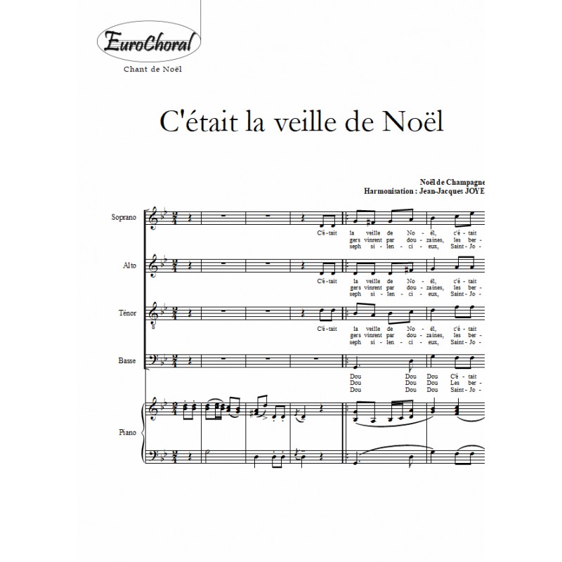 C'ETAIT LA VEILLE DE NOEL