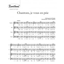 CHANTONS JE VOUS EN PRIE