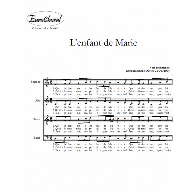 ENFANT DE MARIE (L')