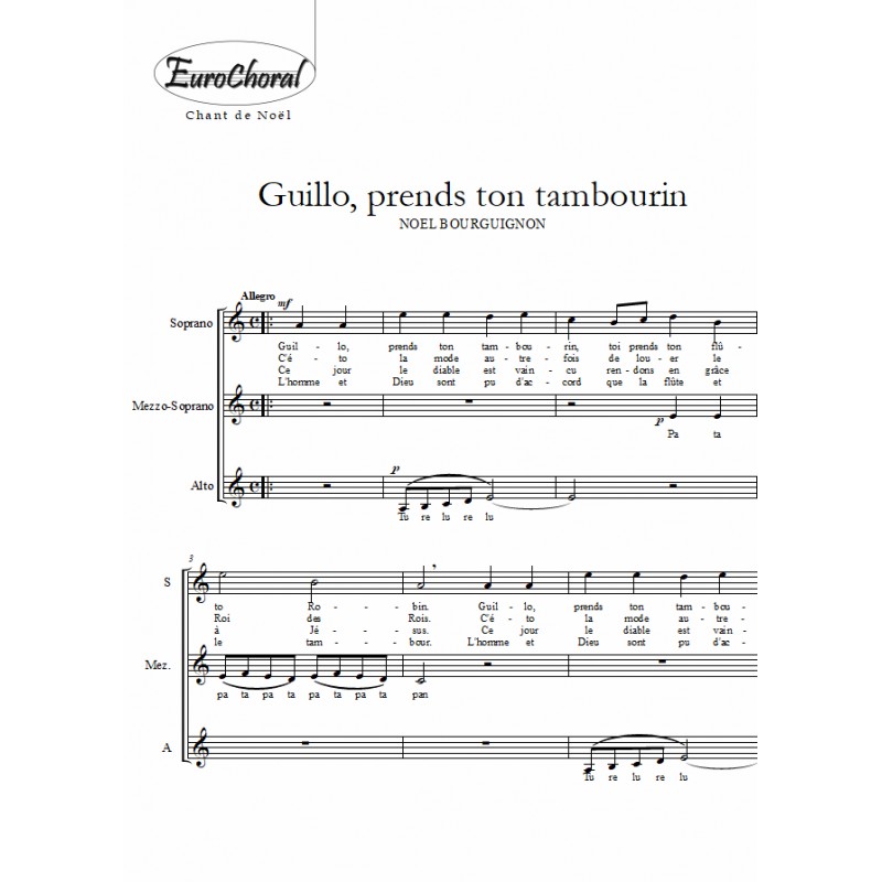 GUILLO, PRENDS TON TAMBOURIN