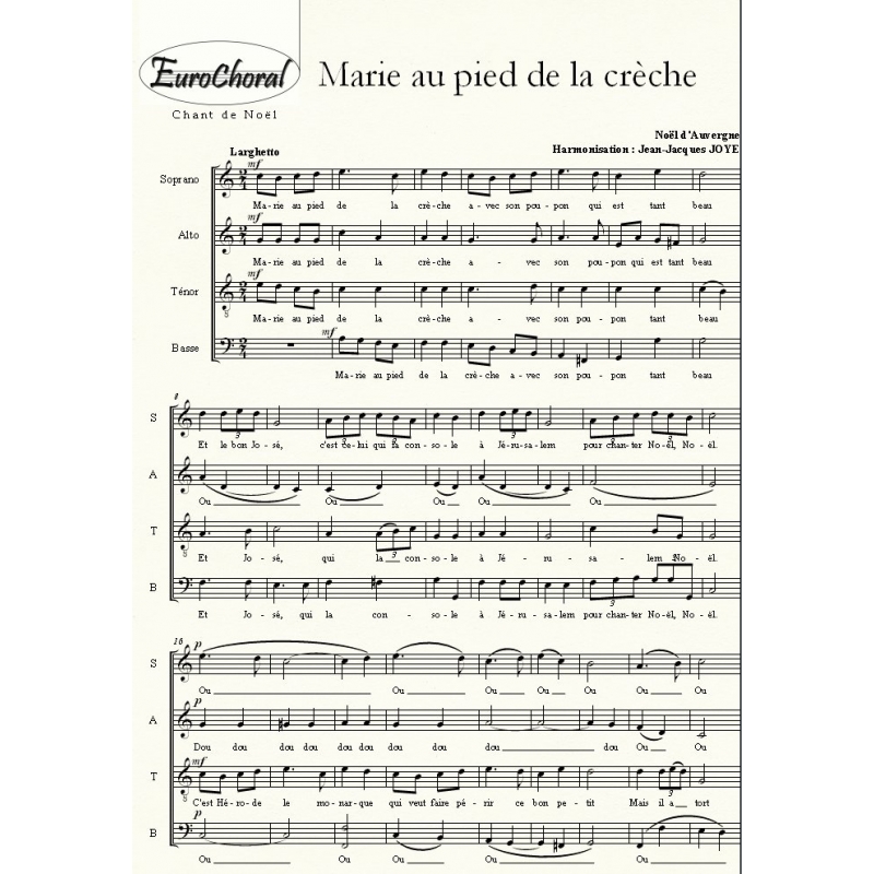 MARIE AU PIED DE LA CRECHE