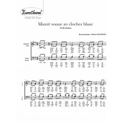 Minuit sonne au clocher blanc (Noël ancien)