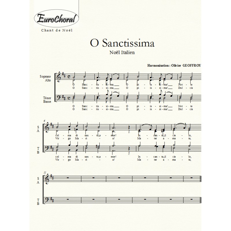 O Sanctissima (Noël Italien)