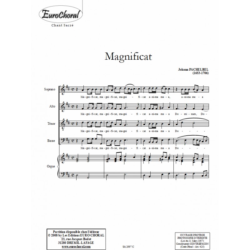 MAGNIFICAT (Conducteur)