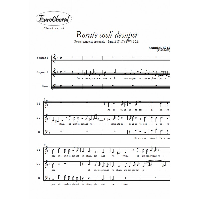 RORATE COELI DESUPER (Choeur)