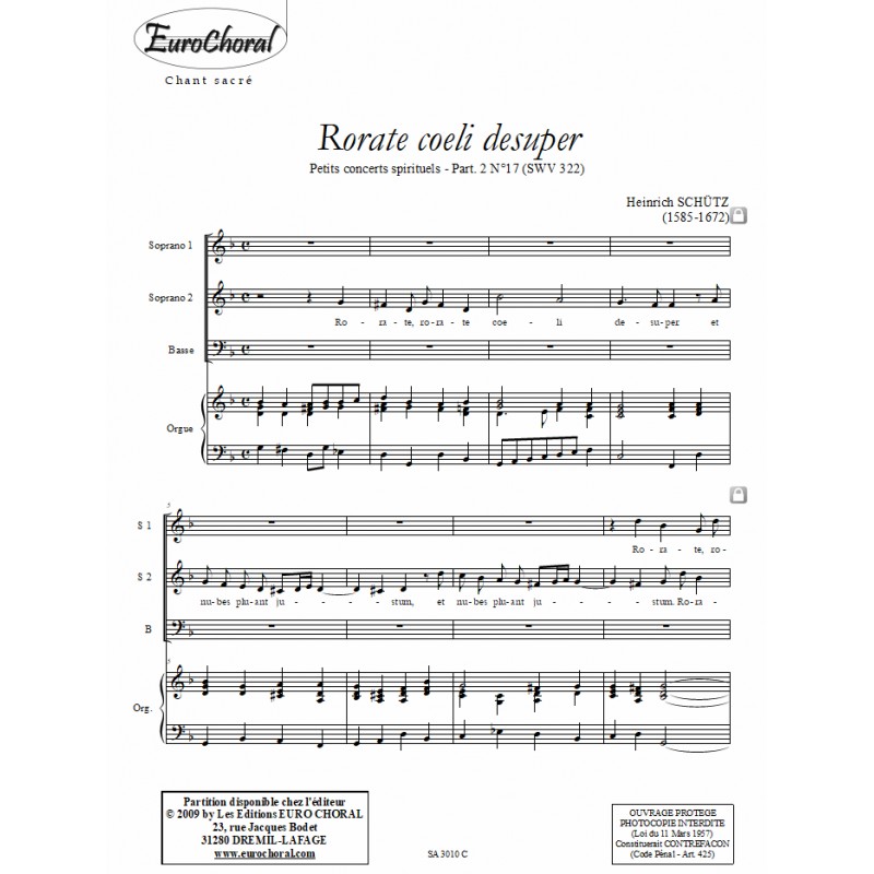 RORATE COELI DESUPER (Conducteur)