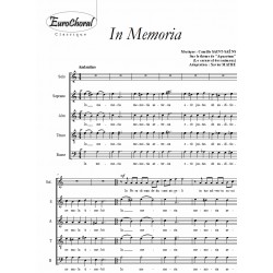 IN MEMORIA (C. Saint-Saëns) Partition choeur