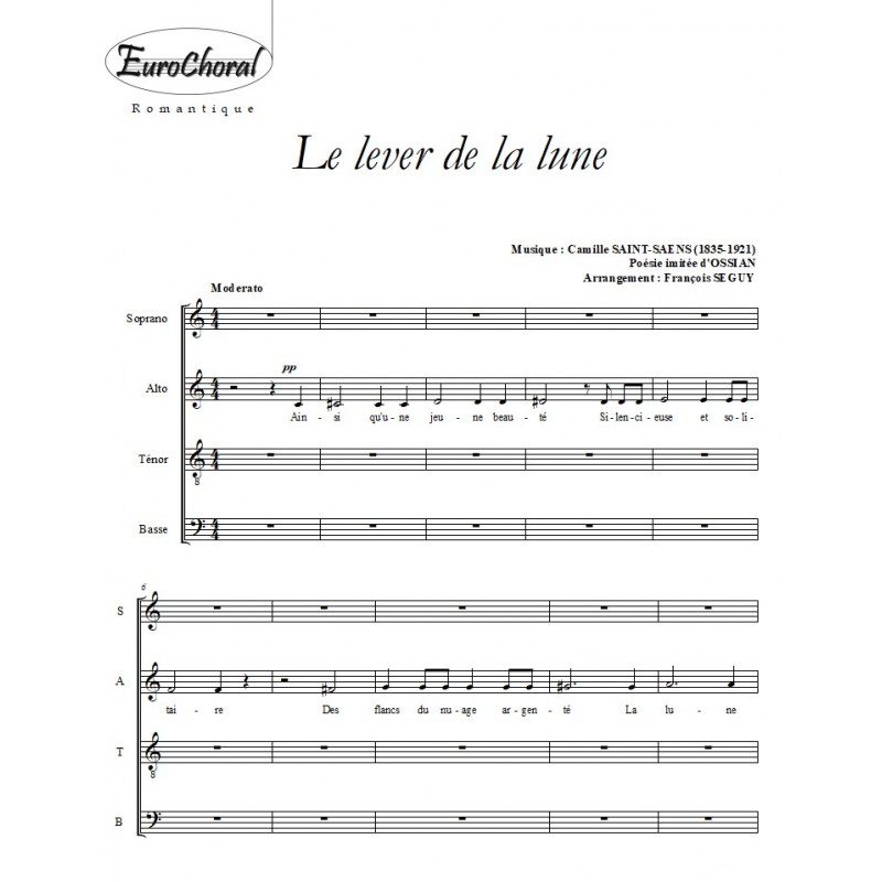 LE LEVER DE LA LUNE (Saint-Saëns)