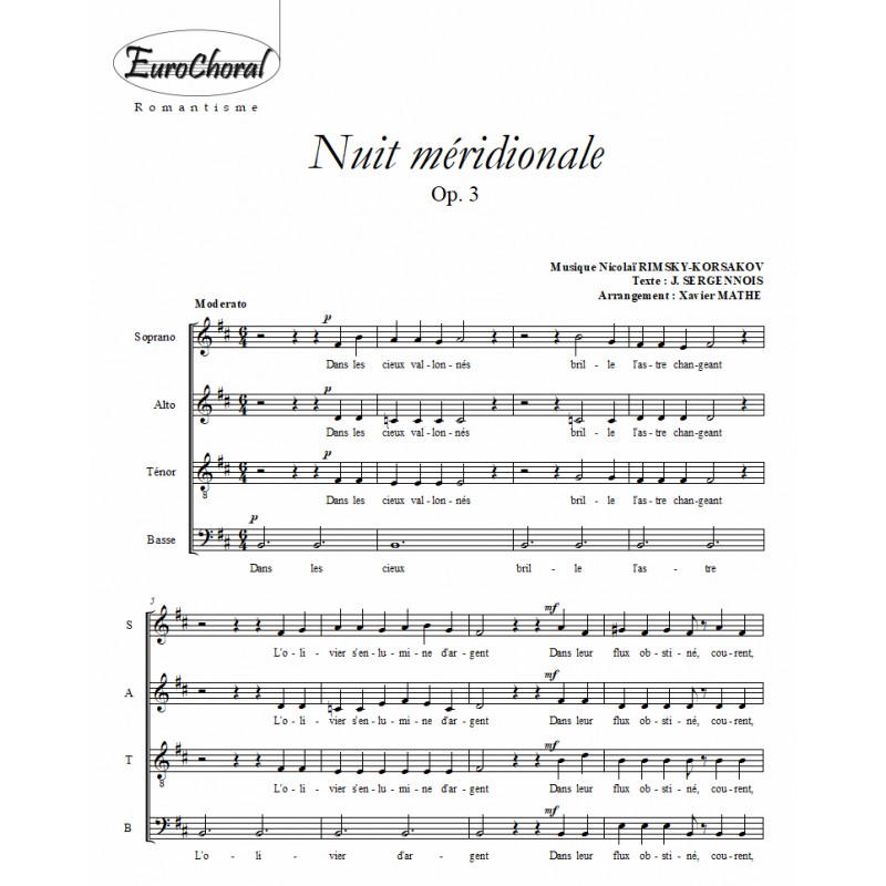 NUIT MERIDIONALE (Rimsky-Korsakov)