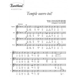 TEMPLE OUVRE-TOI ! (Ch.Gounod)