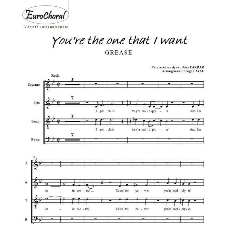 YOU'RE THE ONE THAT I WANT