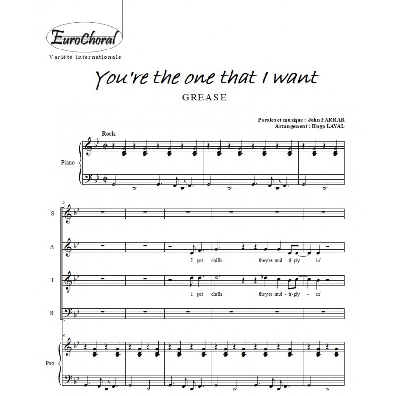 YOU'RE THE ONE THAT I WANT