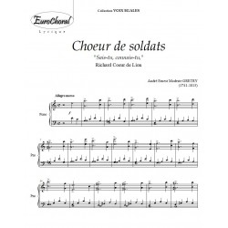 CHOEUR DE SOLDATS (A.E.M Grétry)