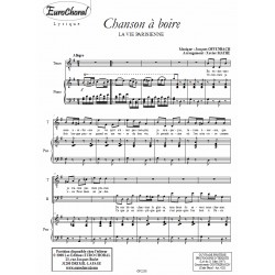 CHANSON A BOIRE (La vie Parisienne)