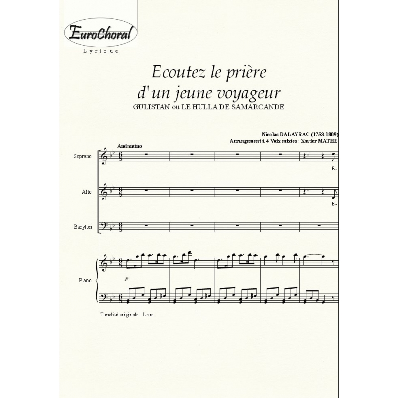 ECOUTEZ LA PRIERE D'UN JEUNE VOYAGEUR