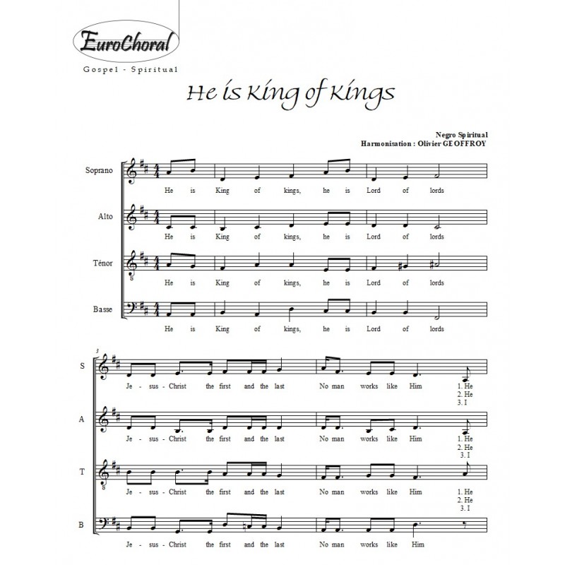 HE IS KING OF KINGS