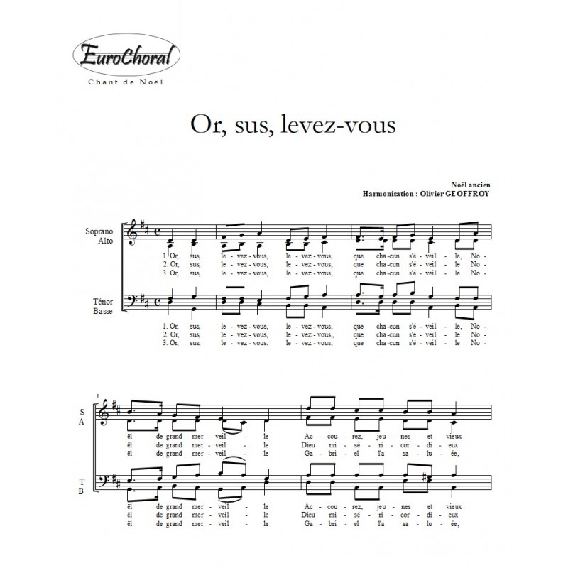 OR SUS LEVEZ-VOUS