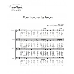 POUR HONORER LES LANGES