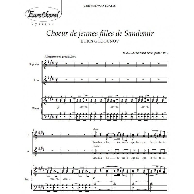 CHOEUR DE JEUNES FILLES DE SANDOMIR