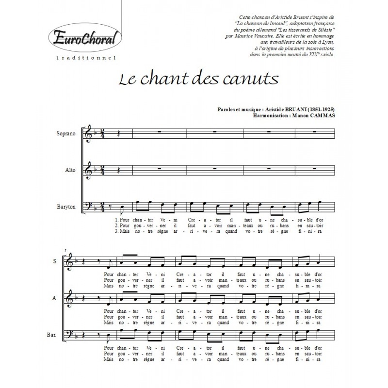 LE CHANT DES CANUTS