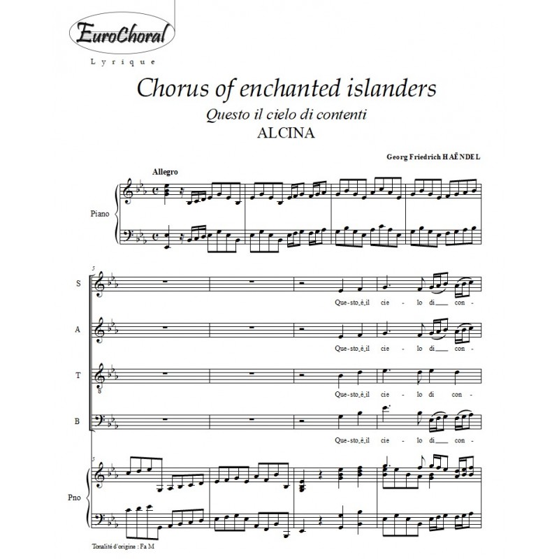 CHORUS OF ENCHANTED ISLANDERS
