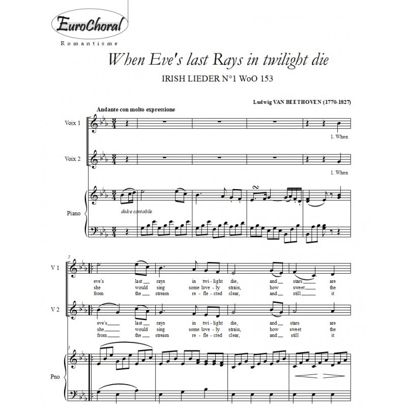 IRISH LIEDER N°1