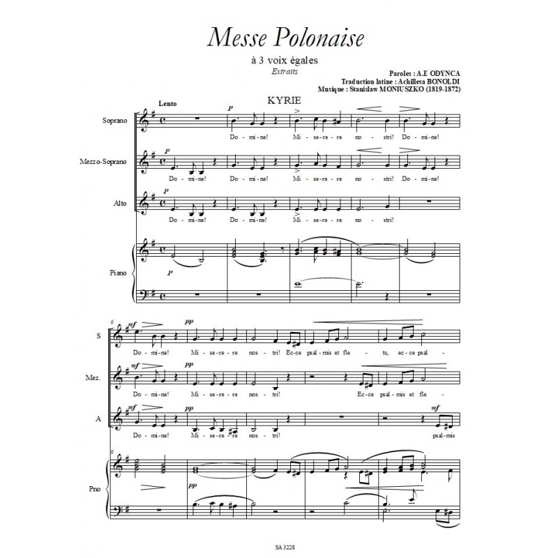 MESSE POLONAISE