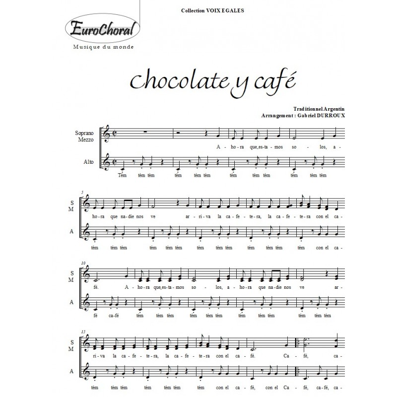 CHOCOLATE Y CAFE