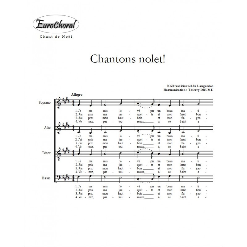 CHANTONS NOLET !