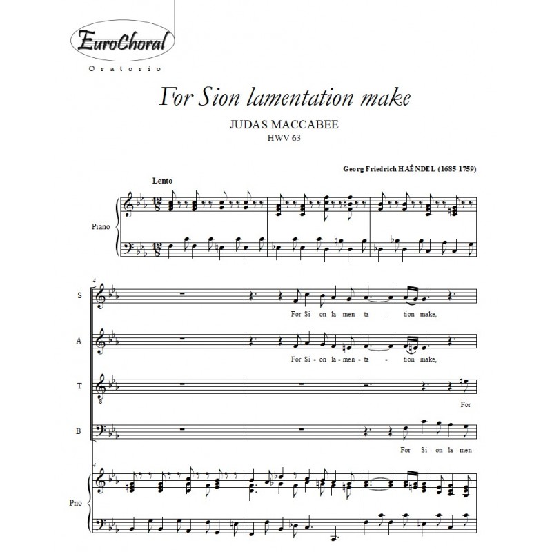 FOR SION LAMENTATION MAKE
