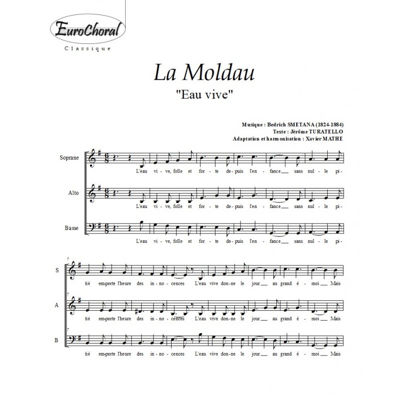 LA MOLDAU (EAU VIVE) 3 VM