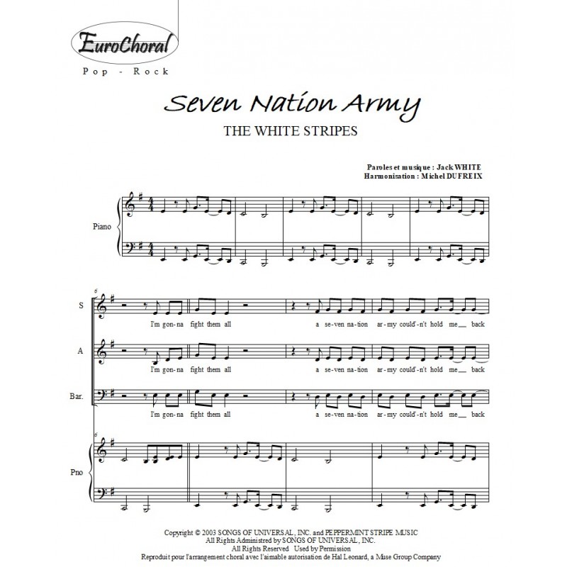 SEVEN NATION ARMY (Conducteur)