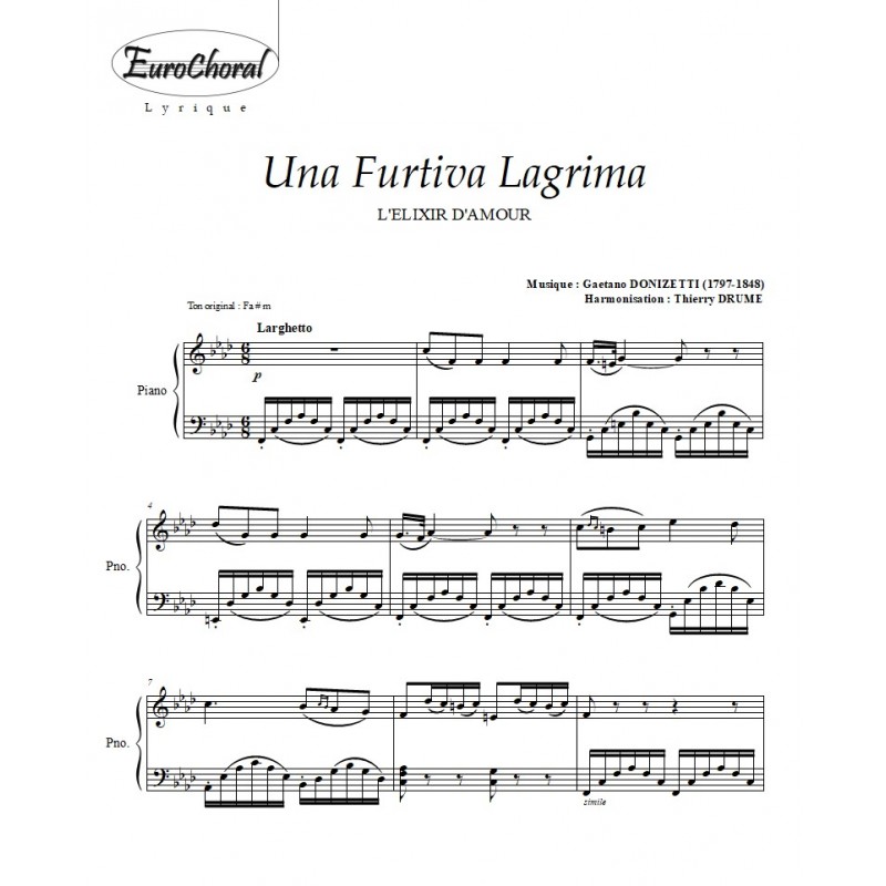 FURTIVA LAGRIMA (UNA)