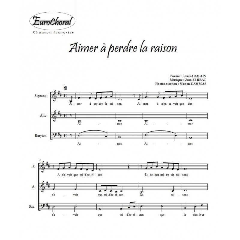 AIMER A PERDRE LA RAISON